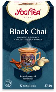 YogiTea Black Chai 17 tepåsar produkt bild