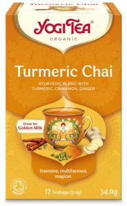 YogiTea Turmeric Chai 17 påsar produkt bild