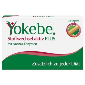 Yokebe Stoffwechsel aktiv PLUS 28 St Kapseln Produktbild