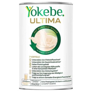 Yokebe Ultima Fat Burning Shake Pulver NF, 400 g Pulver Produktbild