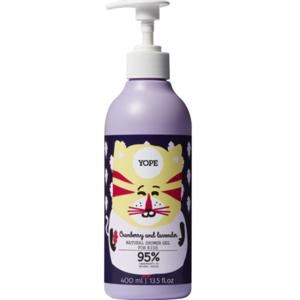 YOPE Shower Gel Kids Cranberry & Lavender 400 ml produkt bild