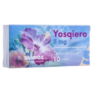 Yosqiero kaetud tbl 5mg n10 toote pilt