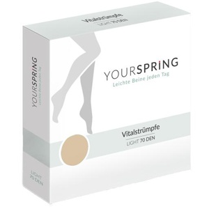 YOURSPRING light transparent 70den AD 40/41 nuss Produktbild