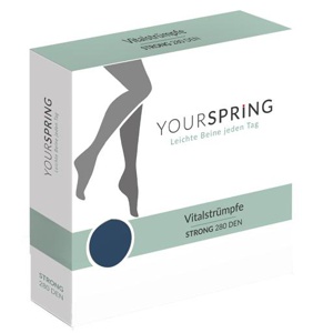YOURSPRING strong blickdicht 280den AD 42/43 blau Produktbild