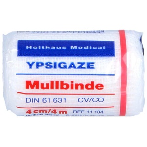 Ypsigaze Mullbinde 4cmx4m, 1 St Binden Produktbild