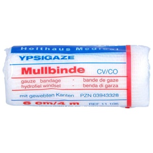 Ypsigaze Mullbinde 6cmx4m, 1 St Binden Produktbild