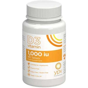 YPV Vitamin D3 1000iu Tablets Pack of 180 product image