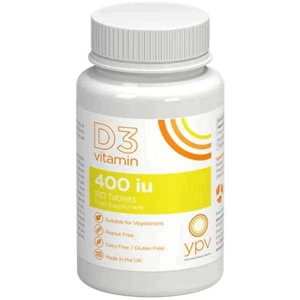YPV Vitamin D3 400iu Tablets Pack of 180 product image