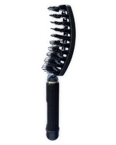 Yuaia Haircare Curved Paddle Brush Black Produktbild