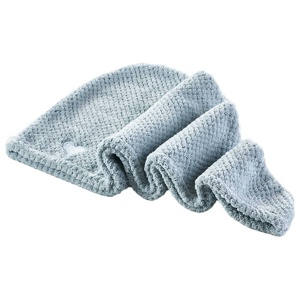 Yuaia Haircare Microfiber Haartuch Hellblau Produktbild