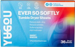 YUGOU Ever So Softly Torktumlarark - Sweet Breeze produkt bild