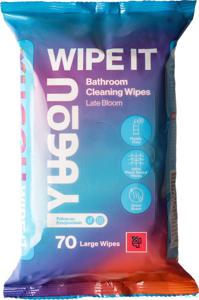 YUGOU WIPE IT Bathroom Cleaning Wipes Late Bloom 70 st produkt bild