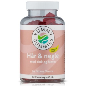Yummy Gummies by Fitness Pharma Hår og Negle - 60 stk. produktbillede