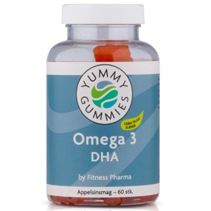 Yummy Gummies by Fitness Pharma Omega 3 DHA - 60 stk. produktbillede