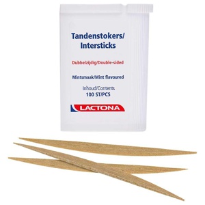 ZAHNHÖLZER Lactona Intersticks mint doppelendig Produktbild