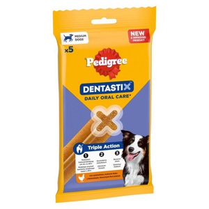 Zahnpflege Snack: Pedigree Dentastix für mittelgroße Hunde (10-25 kg) Produktbild