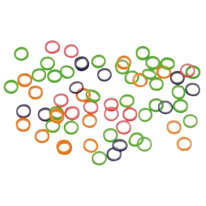 ZAHNSPANGENGUMMIS 5/16 med.bunt sort.7,95 mm Latex Produktbild