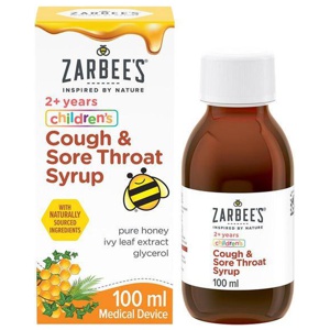 Zarbee's Children's Cough & Sore Throat Syrup 100ml product image
