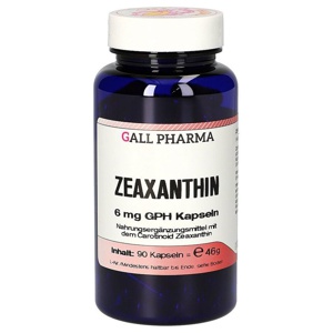 Zeaxanthin 6 mg GPH Kapseln Produktbild