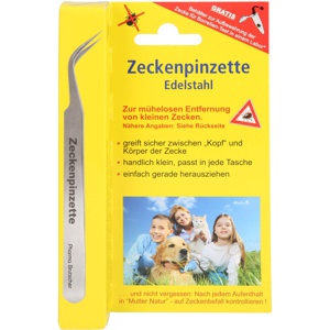 ZECKENPINZETTE Chirurgenstahl Produktbild
