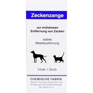 ZECKENZANGE aus Metall Produktbild