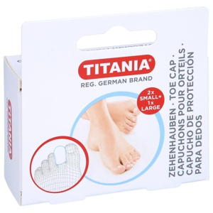 Zehenhauben 2 klein und 1 groß Titania, 3 St n.v. Produktbild