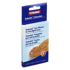 Zehenschutz Technogel klein Titania, 6 St n.v. Produktbild