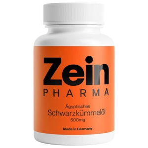 Zein PHARMA Ägyptisches Schwarzkümmelöl 500 mg 180 St Kapseln Produktbild