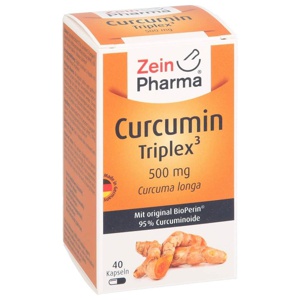 Zein PHARMA Curcumin Triplex3 500mg 40 St Kapseln Produktbild
