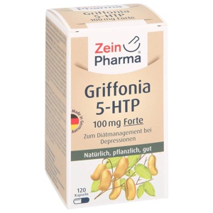 Zein PHARMA Griffonia simplicifolia 5-HTP 100mg 120 St Kapseln Produktbild