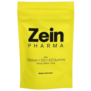 Zein PHARMA Kids Calcium + D3 + K2 Gummis 60 St Kaudragees Produktbild