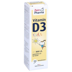 Zein PHARMA Kids Vitamin D3 400 I.E. 10 ml Tropfen zum Einnehmen Produktbild