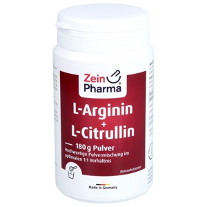 Zein PHARMA L-Arginin + L-Citrullin 180 g Pulver Produktbild