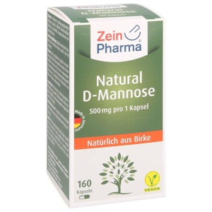 Zein PHARMA Natural D-Mannose 500mg 160 St Kapseln Produktbild