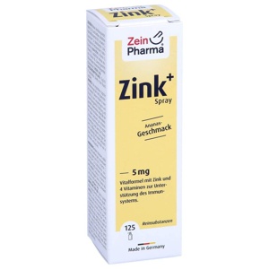 Zein Pharma Zink + Spray Ananas Geschmack 5 mg 25 ml Spray Produktbild