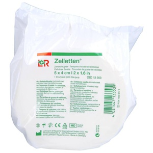 ZELLETTEN Tupfer 4x5 cm keimreduziert Rolle Produktbild