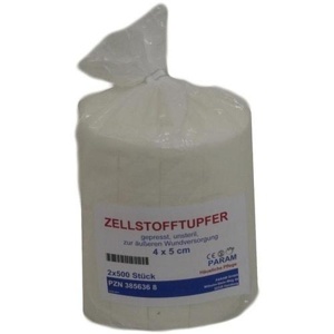 ZELLSTOFFTUPFER 4x5 cm Produktbild