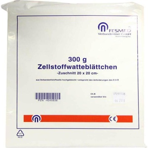 Zellwa Blättchen hochgebl. 20x20 cm, 300 g Beutel Produktbild
