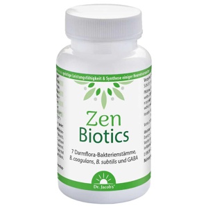 Zen Biotics Darmflora-Bakterien + Gaba Dr. Jacob``s, 60 St Kapseln Produktbild