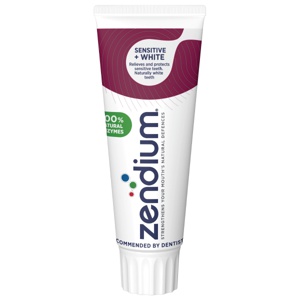 Zendium Sensitive + White Tannkrem, 75 ml produktbilde