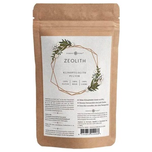 Zeolith Pulver 95% Klinoptilolith Nordic Pure, 1000 g Pulver Produktbild