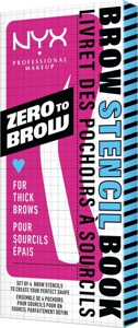 NYX PROFESSIONAL MAKEUP Zero to Brow Stencil Thick Brows produktbilde