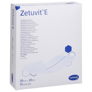 ZETUVIT E Saugkompressen steril 20x20 cm Produktbild
