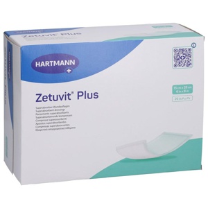 ZETUVIT Plus extrastarke Saugkompr.steril 15x20 cm Produktbild