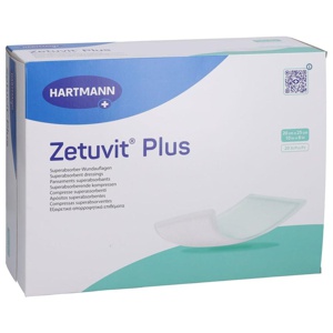 ZETUVIT Plus extrastarke Saugkompr.steril 20x25 cm Produktbild