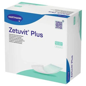 ZETUVIT Plus extrastarke Saugkompr.steril 20x40 cm Produktbild