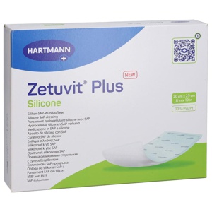 ZETUVIT Plus Silicone steril 20x25 cm Produktbild