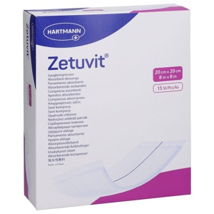 ZETUVIT Saugkompressen steril 20x20 cm Produktbild