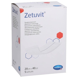 ZETUVIT Saugkompressen steril 20x40 cm Produktbild