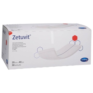 ZETUVIT Saugkompressen unsteril 20x40 cm Produktbild